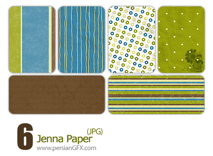 شش نمونه پترن جذاب - Jenna Paper