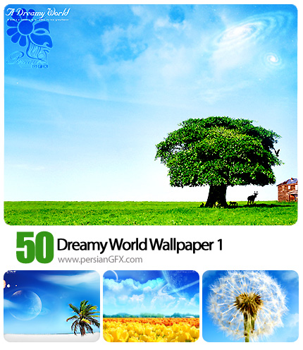 مجموعه پنجاه والپیپر از دنیای رویایی - Dreamy World Wallpaper 01