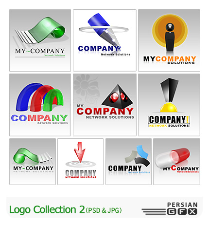 کلکسیون آماده آرم و لوگو شماره دو - Logo Collection 02
