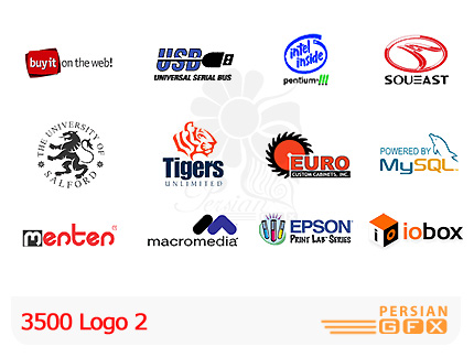 سه هزار و پانصد لوگوی متنوع شماره دو - 3500 Logos 02