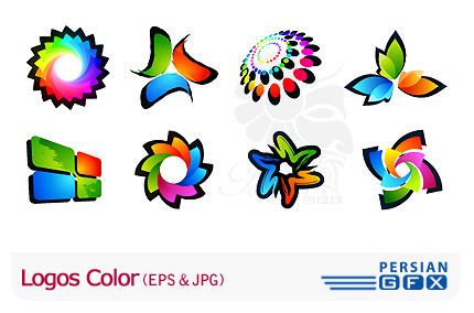 کلکسیون زیبا از لوگو های رنگی - Logo Color