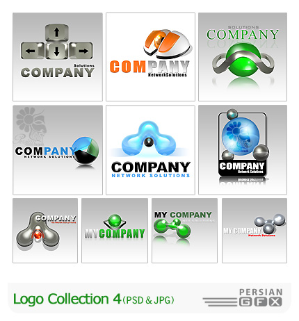 کلکسیون آماده آرم و لوگو شماره چهار - Logo Collection 04