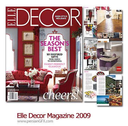 مجله دکوراسیون و طراحی داخلی - Elle Decor Magazine December 2009