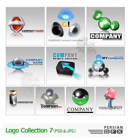کلکسیون آماده آرم و لوگو شماره هفت - Logo Collection 07