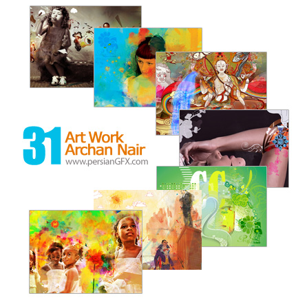 مجموعه آثار هنری، تصویر سازی دیجیتالی - Art Work Archan Nair 