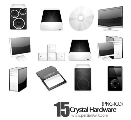 آیکون سخت افزار کریستال - Crystal Hardware Icons