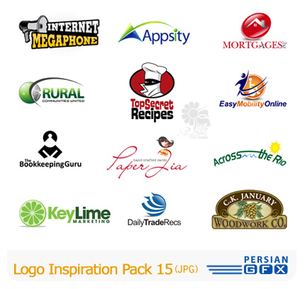کلکسیون لوگوهای الهام بخش شماره پانزدهم - Logo Inspiration Pack 15
