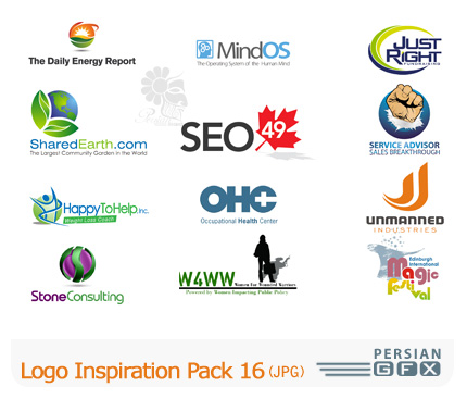 کلکسیون لوگوهای الهام بخش شماره شانزدهم - Logo Inspiration Pack 16