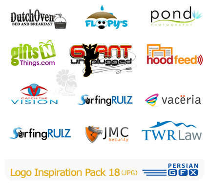 کلکسیون لوگوهای الهام بخش شمارهجدهم - Logo Inspiration Pack 18