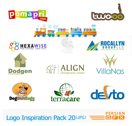 کلکسیون لوگوهای الهام بخش شماره بیست - Logo Inspiration Pack 20