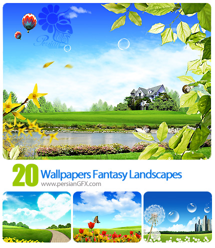تصاویر والپیپر چشم انداز رویایی، منظره - Wallpapers Fantasy Landscapes      