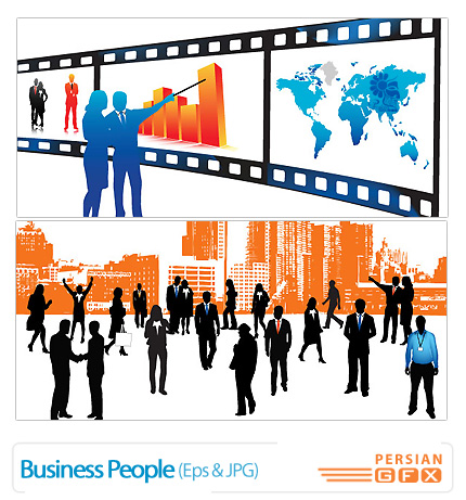 تصاویر وکتور افراد در تجارت - Business People