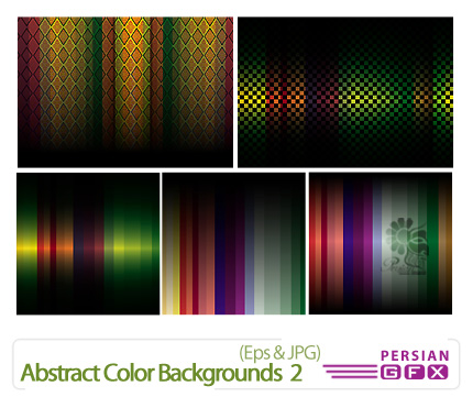 وکتور پس زمینه رنگی، مدرن، انتزاعی - Abstract Color Backgrounds 02