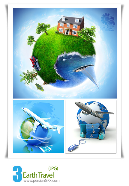 تصاویر مسافرت،مسافرت زمینی،هواپیما  - Earth Travel