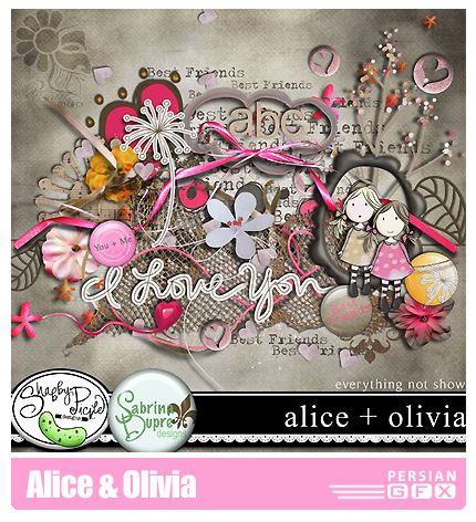 دانلود کلیپ آرت تزیینی - Alice & Olivia