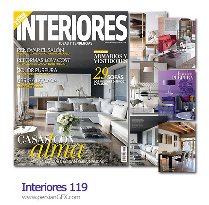دانلود مجله طراحی دکوراسیون، طراحی داخلی - Interiores 119  