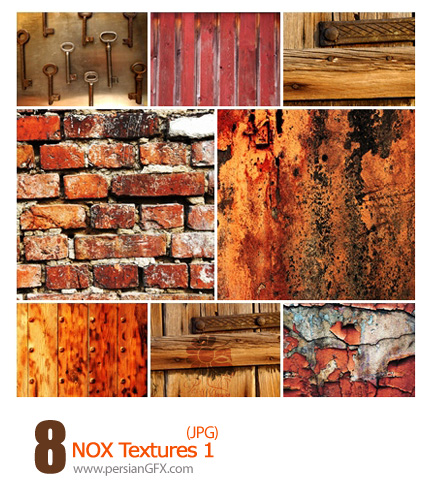 دانلود بافت متنوع، دیوار، چوب - NOX Textures 01  