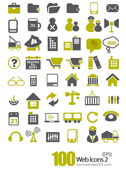 دانلود آیکون های وب - Web Icons 02    