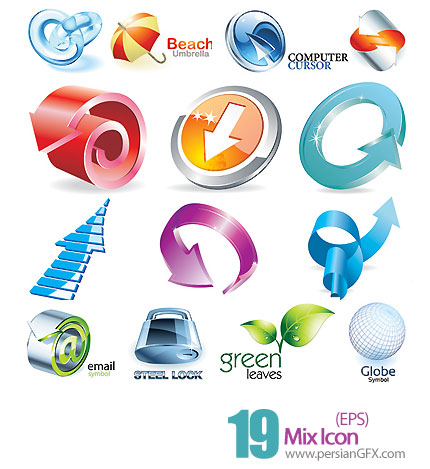 دانلود آیکون های میکس - Mix Icon    
