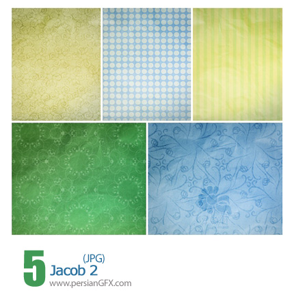 دانلود بافت متنوع و جذاب، گل دار - Jacob 02  