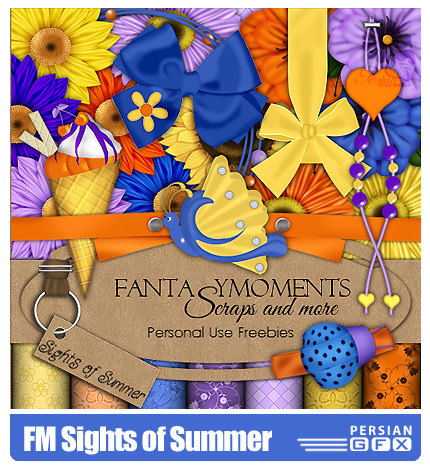 دانلود کلیپ آرت منظره تابستانی، بافت - FM Sights of Summer