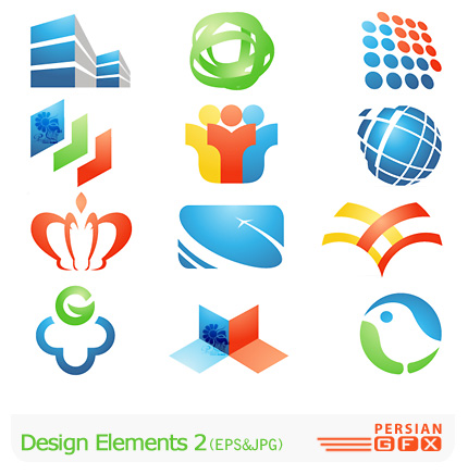 دانلود لوگوهای وکتور و عناصر طراحی - Design Elements 02