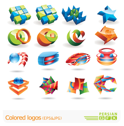 دانلود لوگوهای وکتور رنگی - Colored logos
