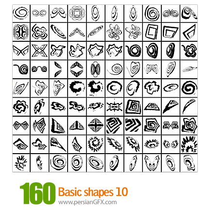دانلود اشکال متنوع شماره ده 160 - Basic Shapes 10