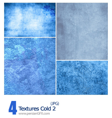 دانلود بافت آبی رنگ، رنگ سرد - Textures Cold 02 