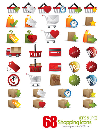 دانلود آیکون های خرید - Shopping Icons 