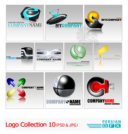 دانلود کلکسیون آماده آرم و لوگو شماره ده - Logo Collection 10