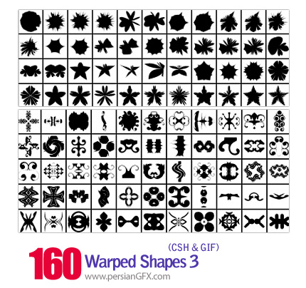 دانلود اشکال منحنی و پیچان شماره سه 160 - Warped Shapes 03
