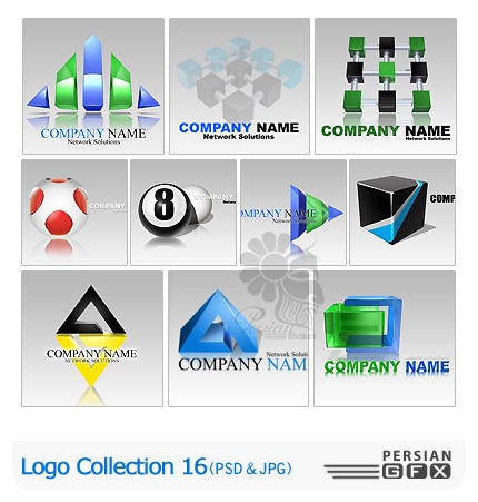 دانلود کلکسیون آماده آرم و لوگو شماره شانزده - Logo Collection 16