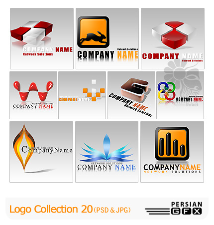 دانلود کلکسیون آماده آرم و لوگو شماره بیست - Logo Collection 20