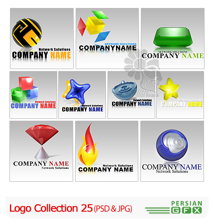 دانلود کلکسیون آماده آرم و لوگو شماره بیست و پنج - Logo Collection 25
