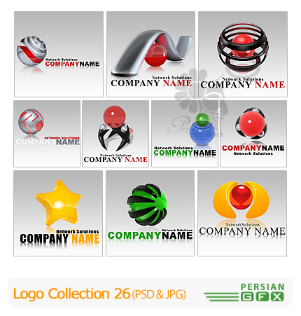 دانلود کلکسیون آماده آرم و لوگو شماره بیست و شش - Logo Collection 26