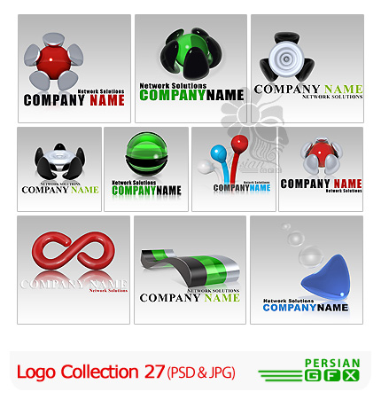 دانلود کلکسیون آماده آرم و لوگو شماره بیست و هفت - Logo Collection 27