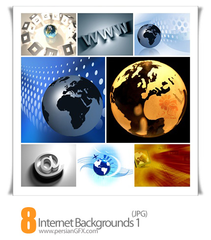 دانلود تصاویر بک گراند اینترنت - Internet Backgrounds 01 