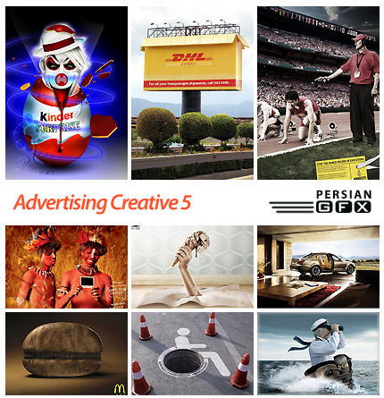 دانلود تصاویر تبلیغاتی زیبای شماره پنج - Advertising Creative 05