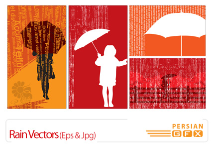 دانلود وکتور باران - Rain Vectors