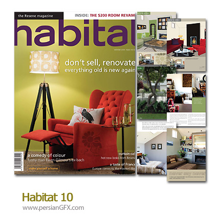 دانلود مجله طراحی دکوراسیون، طراحی داخلی - Habitat 10