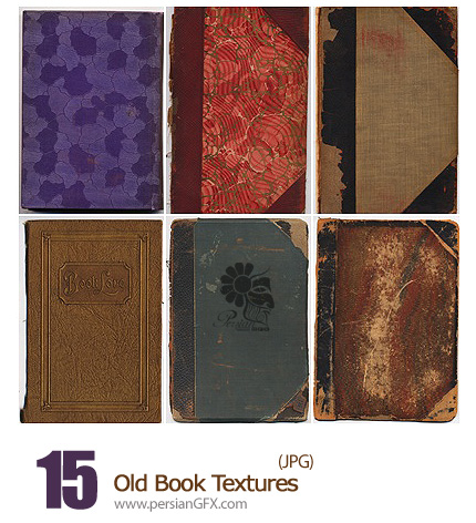 دانلود بافت کتاب قدیمی - Old Book Textures 