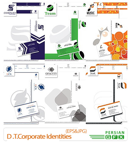 دانلود کارت ویزیت و ست اداری - Dream Template Corporate Identities