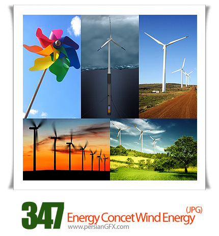 دانلود تصاویر توربین های باد - Energy Concet Wind Energy 