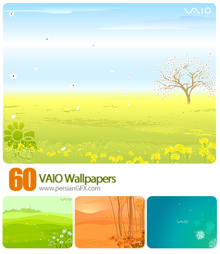 دانلود تصاویر والپیپر متنوع وایو - VAIO Wallpapers