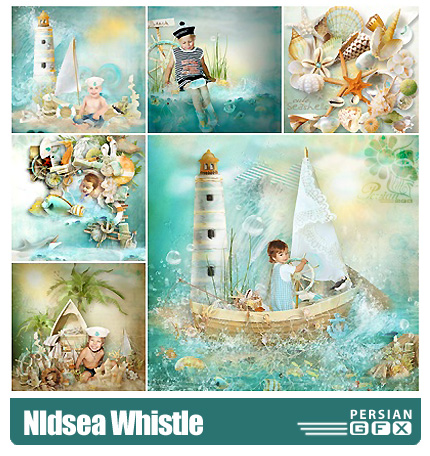 دانلود کلیپ آرت تصاویر ملوان دریایی، موجودات و وسایل دریا - Nldsea Whistle