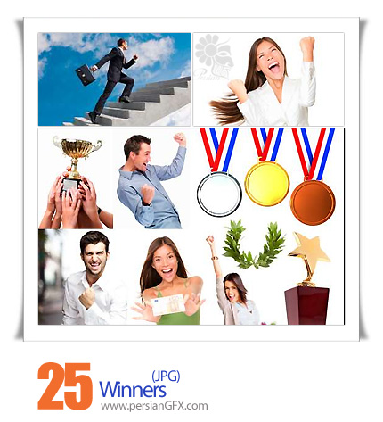 دانلود 25 تصویر با کیفیت افراد موفق - Winners photos 
