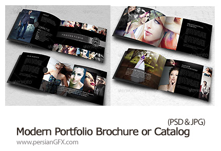 دانلود تصاویر لایه باز بروشور و کاتالوگ های مدرن گرافیک ریور - GraphicRiver Modern Portfolio Brochure or Catalog