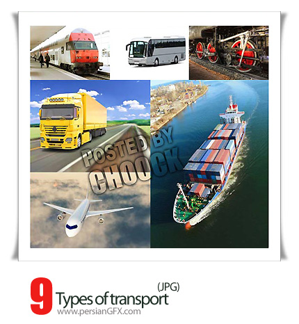 دانلود تصاویر با کیفیت وسایل نقلیه - Types Of Transport