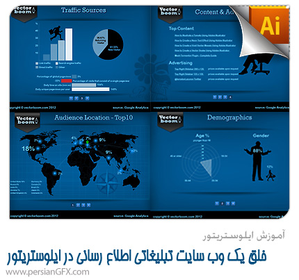آموزش ایلوستریتور - خلق یک نمودار اطلاع رسانی از پایه